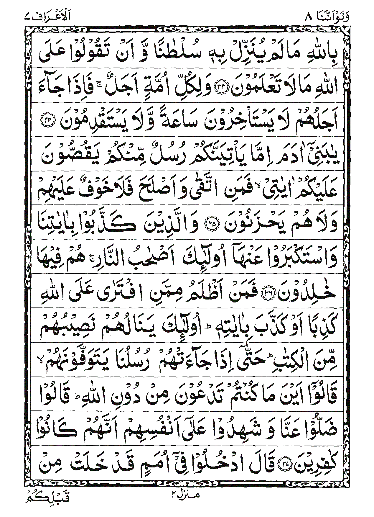 Surah Al-A'raf Page 6